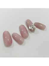 リーチェココ 筑紫野店(RICHE.coco)/キラキラストーンネイル