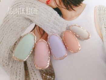 アグニークリッシェ(Agunik Riche)/【パステルネイル】