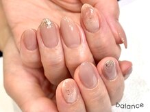 バランス 泉中央店(balance)/シンプル大人上品♪奥行きネイル