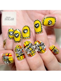 チェック柄☆イエロー