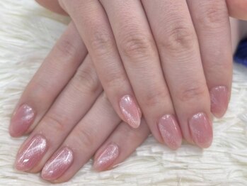 はあとねいる 横浜中田店の写真/【横浜中田】ハンドネイル ワンカラー/ラメグラ3,850円(税込)☆安心の完全定額制！ネイルが初めての方も◎