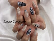 ビアンカ フロム中武立川店(Bianca)/キルティングネイル¥9000
