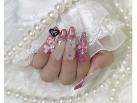 ゴテゴテpinkネイル
