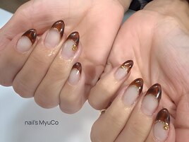 【Amber Tips】べっ甲フレンチ