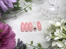 ネイルサロン&スクール ジーナ(GINA)/スイートカラー☆シンプルネイル