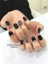 プライベート ネイルサロン マーマ(murmur)/ブラックネイル