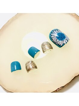 リッカ(Ricca)/<<sunflower nail>>