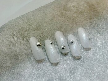 プティ アイビューティ 京橋店(peTiT eyebeauty)/シンプル キレイめ 春ネイル