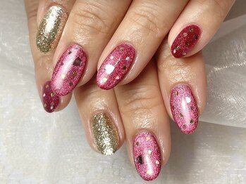 持ち込みホロデザインネイル！