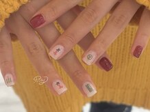 レイネイル(Ray nail)/2色ワンカラー＋持ち込みシール