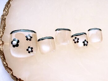 お花ネイル¥7500