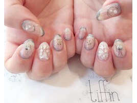 華やかMIXネイルでお洒落に♪