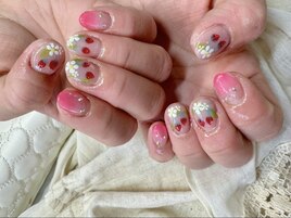持ち込み写真参考♪イチゴ手描き