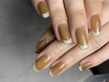 Kネイル(K Nail)/ベースワンカラーフレンチ