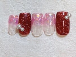 キラキラネイル　パール