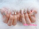 マグネット+レースネイル