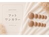【10,11月限定】Jrネイリスト★フットワンカラー¥5500 (新規オフ込)