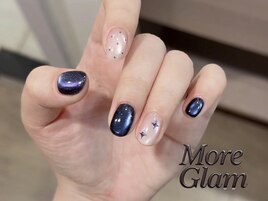 星空マグネットネイル