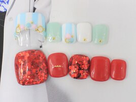 フットキラキラネイル☆