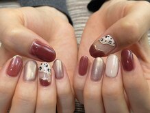 エムスラッシュ ネイル 新百合ヶ丘店(M.SLASH)/レオパードデザインネイル