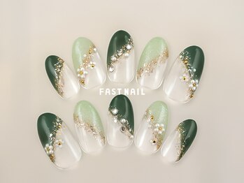 ファストネイル 上野店(FAST NAIL)/着物ネイル 8,580円 【11985】