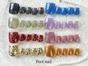 【Foot】マグネット｜パウダーネイル｜ラメorホロ埋め｜カラーグラデ