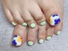 【全員foot】美フォルム/２本アート　￥7500→￥7000