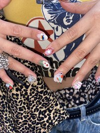 個性派ネイル カラフルネイル