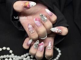 キティちゃんリゾートネイル