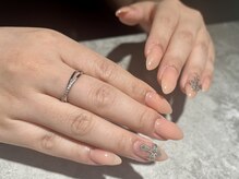 ネイルアン 下中野店(Nail Ann)/ヌーディネイル×クロムパーツ