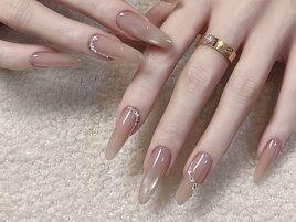 ブライダルにも憧れ水引ネイル