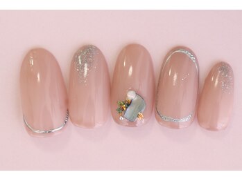 ローズクレア(Rose Crea)/オーロラフィルムネイル