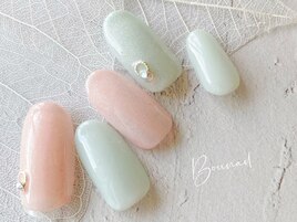パステル　ラメ　メタリック　春