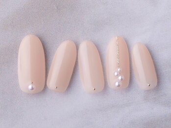 サンミーゴネイル 神戸店(Sunmego Nail)/シンプル☆ピンクベージュネイル