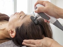 インディバヘッド＊頭皮を温めることでリフトアップにも効果的！