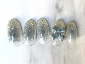 プティリボン 武蔵小金井店(PetitRibbon)/Design くすみラメチーク