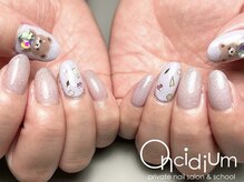 オンシジューム(Oncidium)/手描きクマさん♪