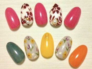 マール(MeaR)の写真/<オフ/ケア込>アート4本¥6660◆持ち込みもOK！見惚れるほど繊細かつ幅広いアートで貴女だけのネイルを…♪