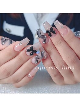 クイーンズビューティーサロン 新宿本店(Queen's beauty salon)/チップ長さ出し10本やり放題