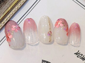 ティーエヌ 辻堂店/桜ネイル☆6600円