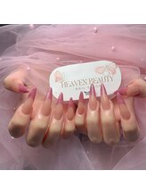 ヘブン ネイル 鶯谷(HEAVEN Nail)/チップ長さだし10本フレンチ