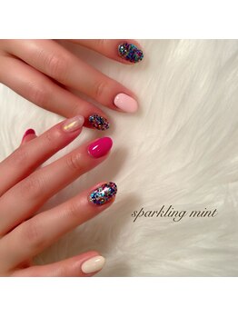 スパークリング ミント 森ノ宮店(sparkling mint)/持ち込みアートコース♪