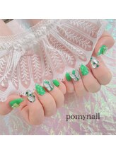 ポミーネイル 新宿西口店(pomy nail)/蝶々ネイル