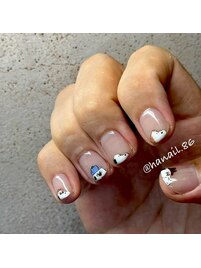haruka nail × スヌーピー