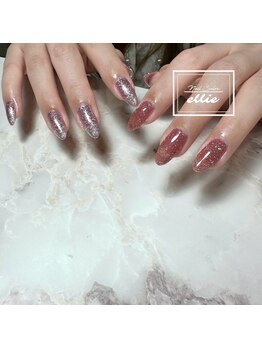エリー(ellie)/ちぐはぐネイル（フラッシュ追加
