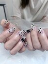 ドット柄ネイル♪
