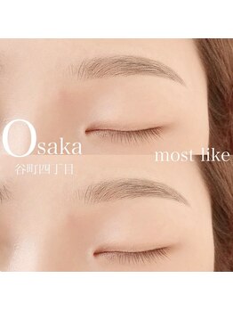 モストリーク(most like)の写真/【ハリウッドブロウリフト+美眉WAX6,800円】まばらな毛先・下がり眉・薄い眉で悩んでいる方に♪
