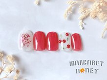 マーガレットハニー 本八幡/ぷっくりさくらんぼネイル