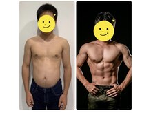 エムビーエルフィットネス 本陣亀島店(MBL.fitness)/お客様の変化【３０代男性】