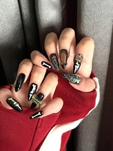 Nailstudio Remede【ネイルスタジオ ルメッド】/概念ネイル◆バンドロゴ